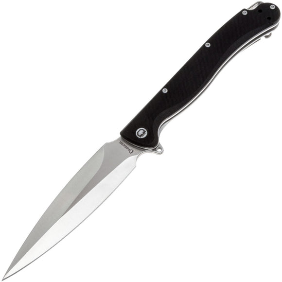 Daggerr Knives Vendetta Framelock Black G10 & Stainless Folding VG-10 Knife VDBKST