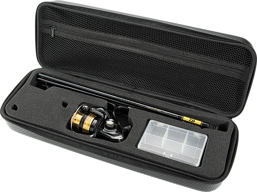 daiwa spinning and fly combo soft case Daiwa Carbon Case Travel Pack – Atlantic Knife Company