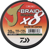 Daiwa J-Braid Grand Fishing Line 30/150 Grn JBGD8U30D