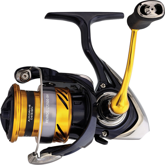 Daiwa Revros LT Black & Yellow Spinning Fishing Reel 2500 REVRLT2500XH