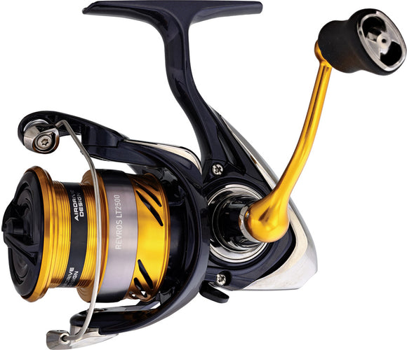 Daiwa Revros LT Black & Yellow Spinning Fishing Reel 2500 REVRLT2500