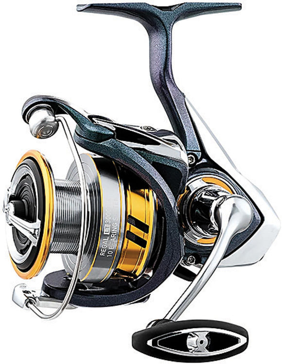 Daiwa Regal LT Black & Yellow ABS Spinning Fishing Reel RGLT2000D