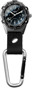 Dakota Lightweight Backpack Champ Black Aluminum Carabiner Hiking Watch w/ Water Resistant Box 2844