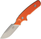 Dark Pines Skyline Orange G10 AEB-L Fixed Blade Knife w/ Sheath K011