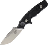 Dark Pines Skyline Black G10 AEB-L Fixed Blade Knife w/ Sheath K012