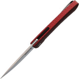 DPx Gear Aculus Framelock Red Aluminum Folding D2 Steel Pocket Knife DPACF055