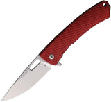 DPx Gear Aculus Framelock Red Aluminum Folding D2 Steel Pocket Knife DPACF055