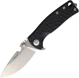 DPx Gear HEST F Framelock Black Aluminum Folding M390 Pocket Knife HSF072