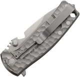 DPx Gear HEST F Framelock Hammered Copper Folding M390 Pocket Knife HSF073