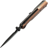 DPx Gear HEST F Framelock Hammered Copper Folding Black M390 Pocket Knife HSF074