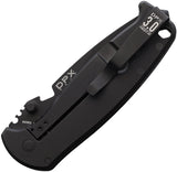 DPx Gear HEST 3.0 Framelock Black G10 Folding Sleipner Steel Pocket Knife HSF305