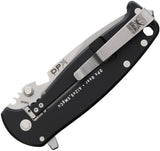 DPx Gear Hest F Framelock Black Titanium Folding Sleipner Pocket Knife HSF450