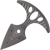 DPx Gear HIT Stonewashed Titanium Bohler M390 Steel Push Dagger w/ Sheath HTX045