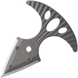 DPx Gear HIT Stonewashed Titanium Bohler M390 Steel Push Dagger w/ Sheath HTX045