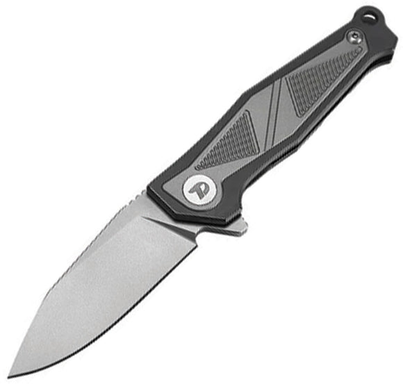 Dreamtech Framelock Black Titanium & Gray Zirconium Folding Bohler M390 Pocket Knife K1339G