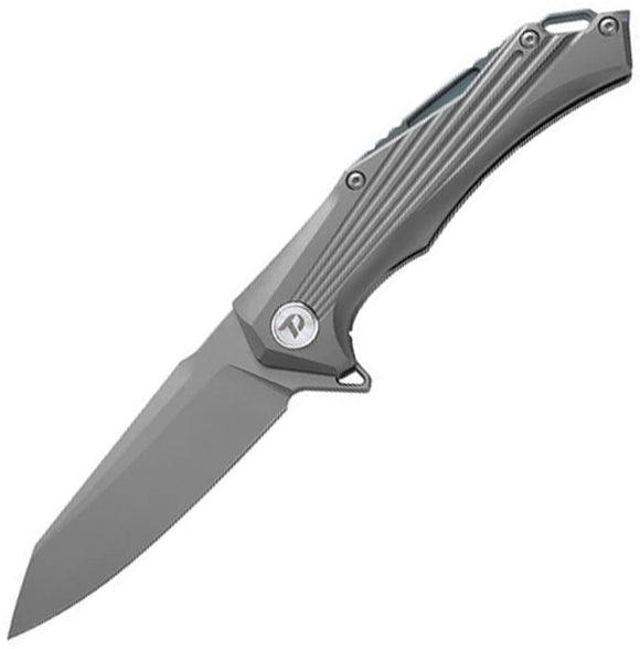 Dreamtech Framelock Gray Titanium Folding D2 Steel Pocket Knife K3287TG