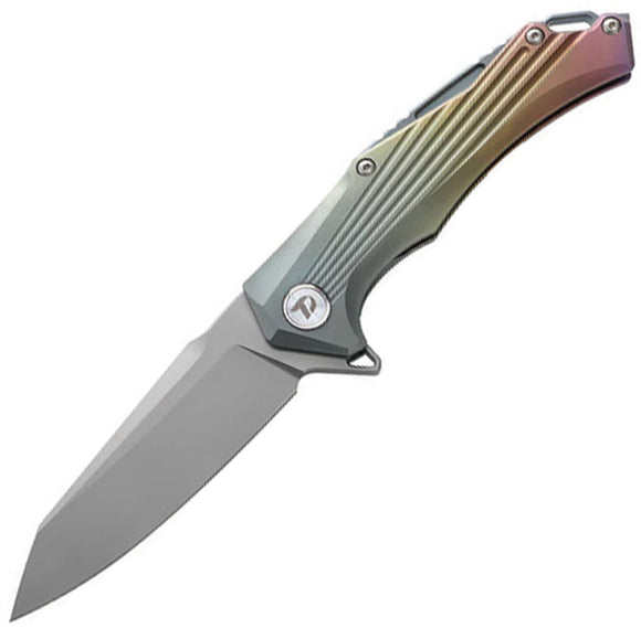 Dreamtech Framelock Multi-Color Titanium Folding D2 Steel Pocket Knife K3287TM