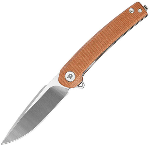 Dreamtech Linerlock Natural Micarta Folding D2 Steel Pocket Knife K3613MO