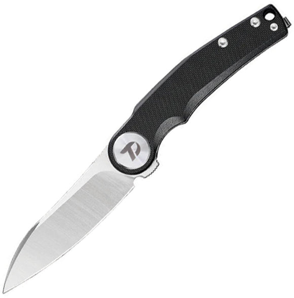 Dreamtech Linerlock Black G10 Folding D2 Steel Pocket Knife K3618GB
