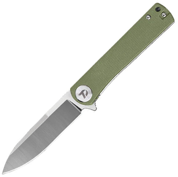 Dreamtech Linerlock Green Micarta Folding D2 Steel Pocket Knife K3896MG