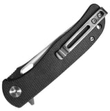 Dreamtech Linerlock Black Micarta Folding D2 Steel Pocket Knife K3898MB