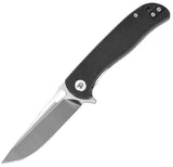 Dreamtech Linerlock Black Micarta Folding D2 Steel Pocket Knife K3898MB