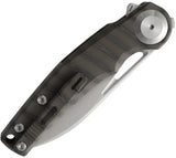 Dreamtech Button Lock Bronze Flamed Titanium Folding Bohler M390 Pocket Knife K4130BF