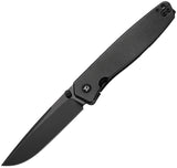 Dreamtech Framelock Black Titanium Folding D2 Steel Drop Pt Pocket Knife K4194TB