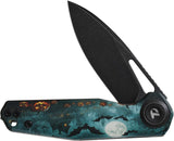 Dreamtech D4211 Button Lock 2026 Halloween G10 Folding D2 Steel Pocket Knife K4211GHB
