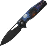 Dreamtech D4211 Button Lock 2026 Halloween G10 Folding D2 Steel Pocket Knife K4211GHH