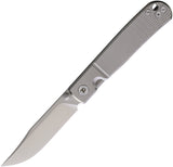 Dreamtech Framelock Gray Titanium Folding D2 Steel Clip Pt Pocket Knife K4274TG