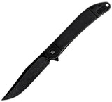 Dreamtech Framelock Black Titanium Folding D2 Steel Clip Pt Pocket Knife K4366B