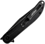Dreamtech Framelock Black Titanium Folding VG-10 Clip Pt Pocket Knife K4366VB