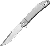 Dreamtech D4366 Framelock Gray Titanium Folding VG-10 Pocket Knife K4366VG