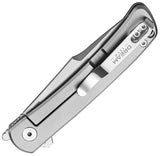 Dreamtech D4268 Framelock Gray Titanium & Carbon Fiber Folding VG-10 Knife K4368VC