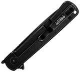 Dreamtech D4369 Framelock Black Titanium Folding VG-10 Pocket Knife K4369VB