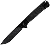 Dreamtech D4369 Framelock Black Titanium Folding VG-10 Pocket Knife K4369VB