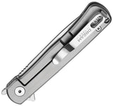 Dreamtech D4369 Framelock Gray Titanium Folding VG-10 Pocket Knife K4369VG