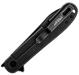 Dreamtech Framelock Black Titanium Folding D2 Steel Pocket Knife K4370B