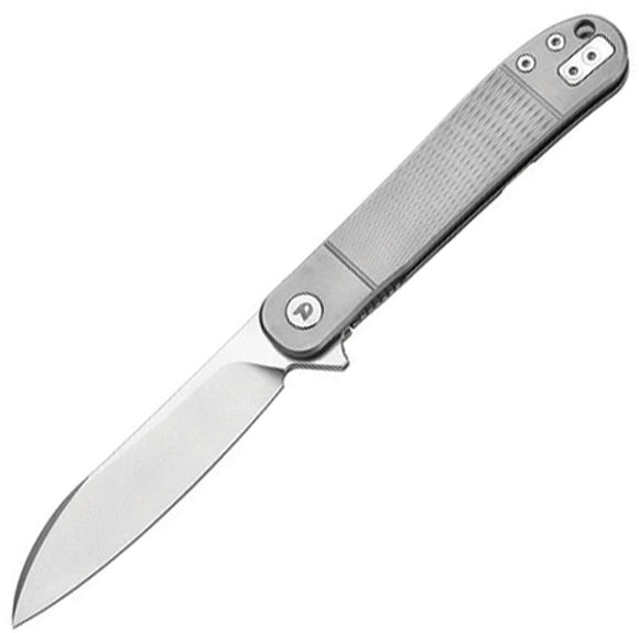 Dreamtech Framelock Gray Titanium Folding D2 Steel Pocket Knife K4370G