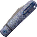 Dreamtech Slip Joint Flame Titanium Folding VG-10 Clip Pt Pocket Knife K4386TF