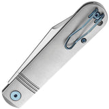 Dreamtech Slip Joint Gray Titanium Folding VG-10 Clip Pt Pocket Knife K4386TG