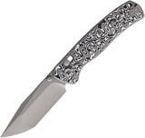 Dreamtech Axis Lock Black & White Micarta Folding 14C28N Pocket Knife K4508MBW