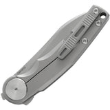 Dreamtech Framelock Gray Titanium Folding Bohler M390 Pocket Knife K618TG