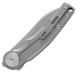 Dreamtech Framelock Gray Titanium Folding Bohler M390 Pocket Knife K9618G