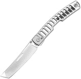 DOTS Gear Nagiryu Double Detent Gray Folding LC200N Pocket Knife SA10651A