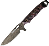 Dawson Knives Outcast Covenant Red G10 Rainstorm 80CrV2 Fixed Blade Knife 03422