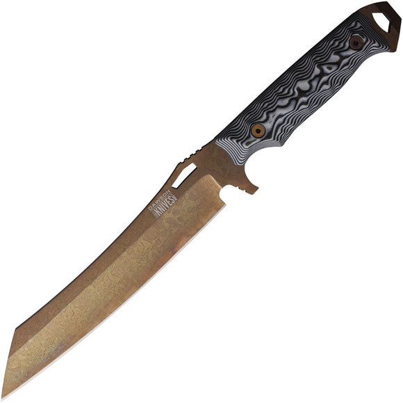 Dawson Knives Wayfinder Black & White G10 Arizona Copper MagnaCut Fixed Blade Knife 16449