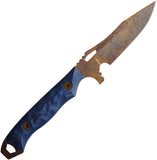 Dawson Knives Smuggler Blue & Black G10 Arizona Copper Magnacut Fixed Blade Knife 16807