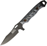 Dawson Knives Smuggler Black & White G10 Midnight Black MagnaCut Fixed Blade Knife 3847